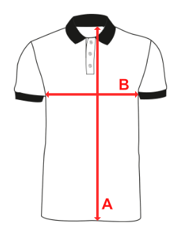 Grafische Darstellung Polo-Shirt