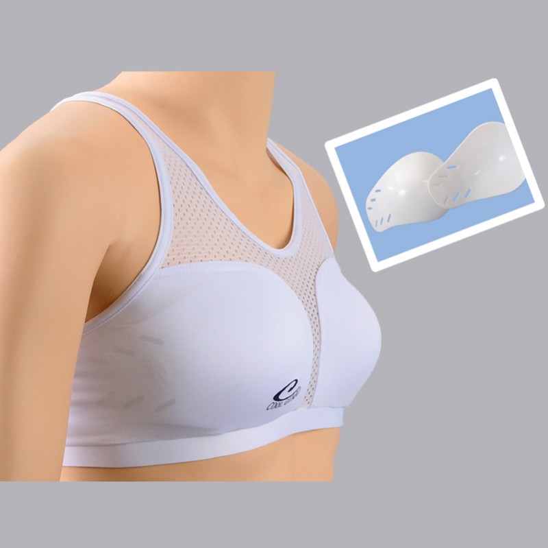 Brustschutz für Damen Cool Guard mit weissem Top 