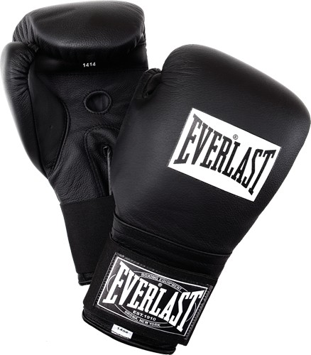 Everlast Herren Muay Thai Leder Boxen Handschuhe Boxhandschuhe Klettverschluss 