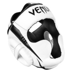 Venum Elite Headguard White Black