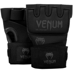 Venum Kontact Gel Glove Wraps Black Black