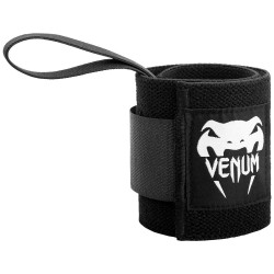 Venum Hyperlift Lifting Wrist Bands Black