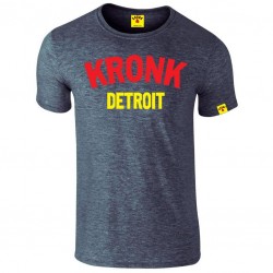 Abverkauf Kronk Two Colour Detroit Slim Fit T-Shirt Heather Navy