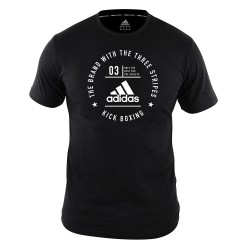 Adidas Kick Boxing Community T-Shirt Black White ADICL01KB