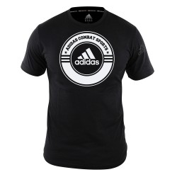 Adidas Combat Sports T-Shirt Black White