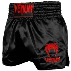 Venum Muay Thai Shorts Classic Black Red