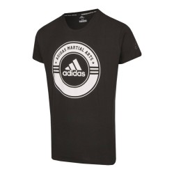 Abverkauf Adidas MMA T-Shirt Black White