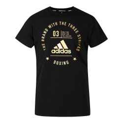 Adidas Boxing Community T-Shirt Black Gold