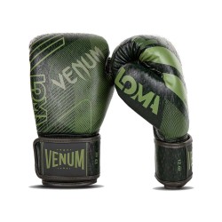 Abverkauf Venum Commando Boxing Gloves Loma Edition Khaki 10oz