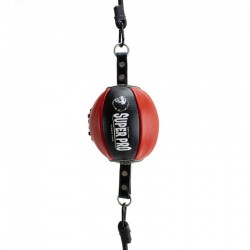 Super Pro Reflexball Leder Black Red