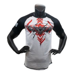 Super Pro Raven Dry Gear T-Shirt White Red