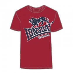 Abverkauf Lonsdale Plush Herren T-Shirt Dark Red