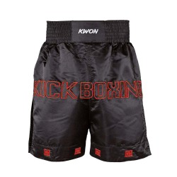Kwon Kickboxing Long Shorts Black Red