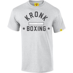 KRONK Boxing Training Camp T-Shirt Sport Grey White Charcoal