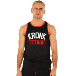 Kronk Iconic Detroit Appl. Training Gym Vest Black Red White