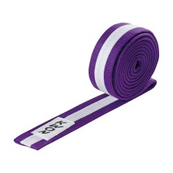 Kwon Budogürtel 4cm Purple White Purple