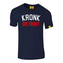Kronk Iconic Detroit Slim Fit T-Shirt Navy