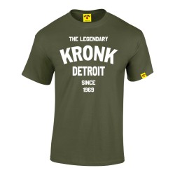 Kronk The Legendary Detroit T-Shirt Military Green