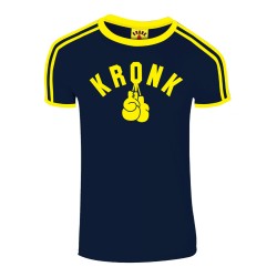 Kronk OC Gloves Appl. Slimfit T-Shirt Navy