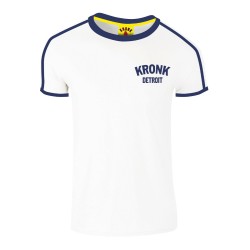 Kronk Detroit Small Logo Appl. Slimfit T-Shirt White