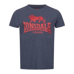 Lonsdale Silverhill T-Shirt Marl Navy