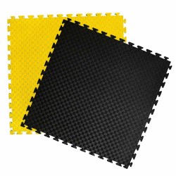 Kwon Clubline Steckmatte Reversible Puzzlematte Black Yellow 2cm