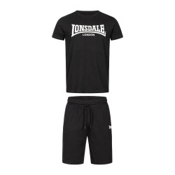 Lonsdale Moy T-Shirt Short Set Black