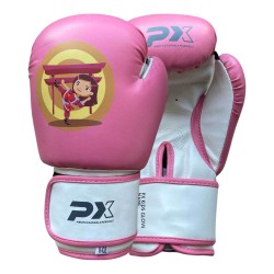 Phoenix Kids Ninja Girl Boxhandschuh Pink White