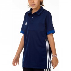 Abverkauf Adidas T16 Team Polo Kids Navy Blue White AJ5246