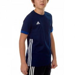 Abverkauf Adidas T16 Team T-Shirt Kids Navy Blue White AJ5298