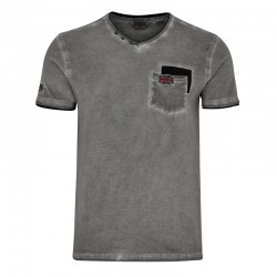 Abverkauf Lonsdale Galashiels Herren Slim Fit T-Shirt V-Neck