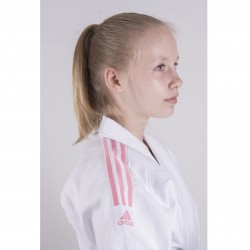 Abverkauf Adidas J350 Club Judo Gi Stripes Pink Kids