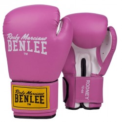 Benlee Artif. Leather Boxing Gloves Rodney Pink White