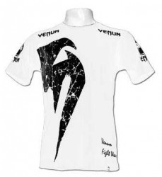 Venum T-Shirt Challenger Black/Ice BJJ MMA Muay Thai Kampfsport Shirt Herren 