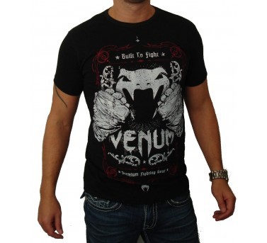 Abverkauf Venum Built 2 fight T-shirt black - creative line XXL