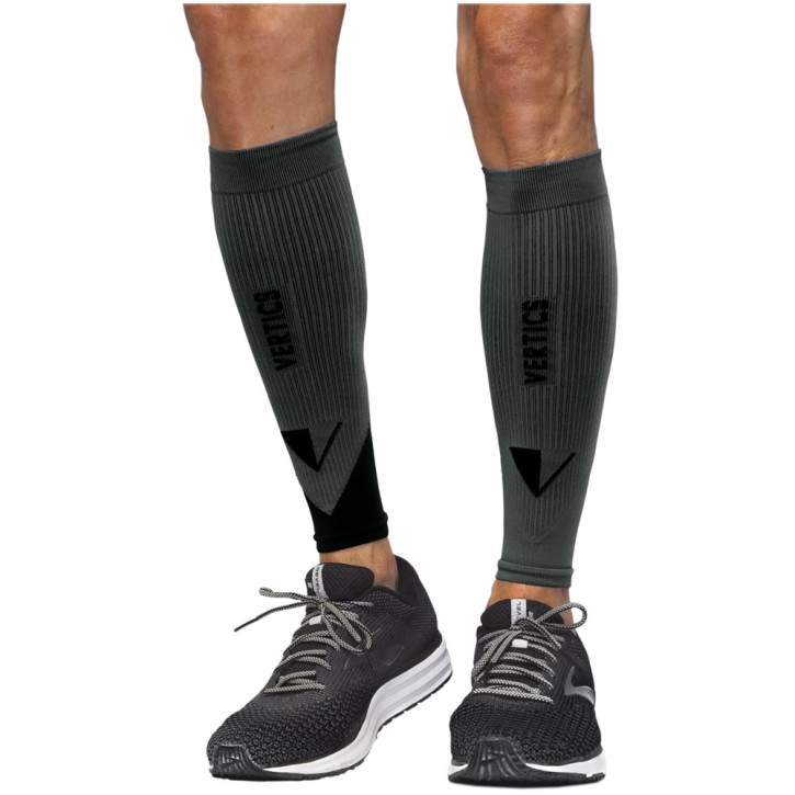Vertics Calfs Compression Leg Warmers Coal Black
