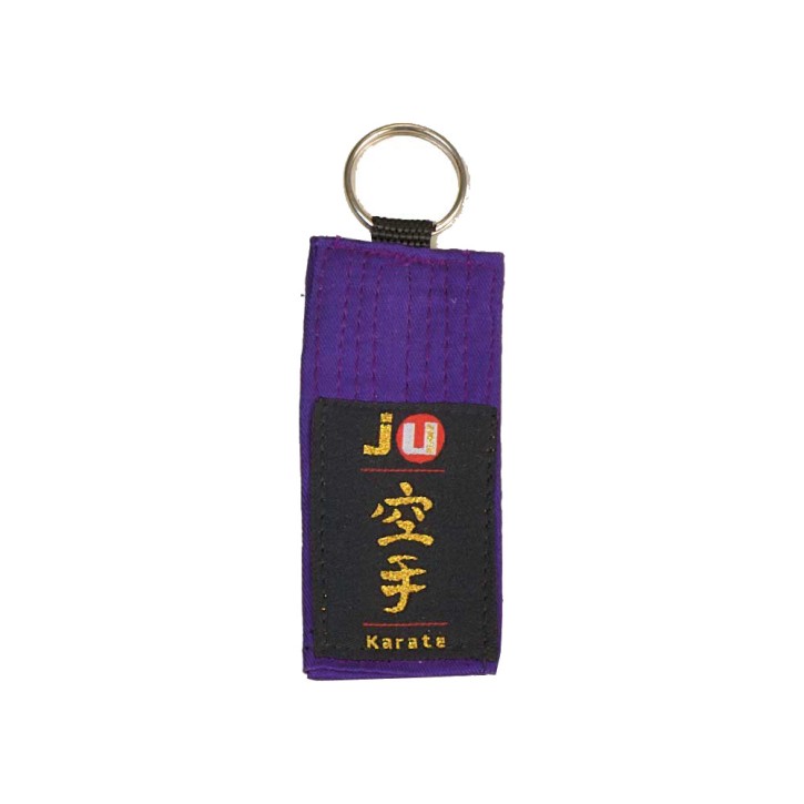 Ju-Sports Keychain Belt Karate Purple