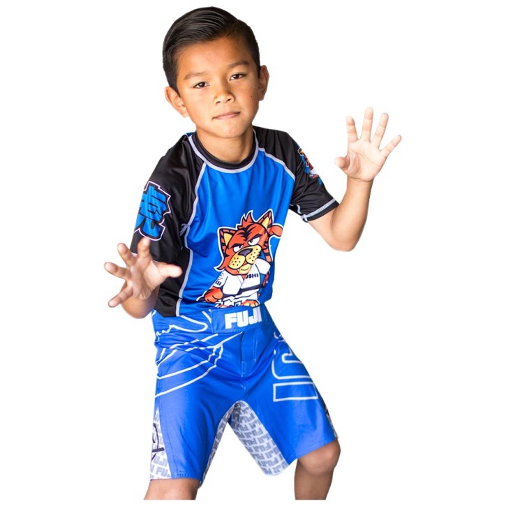 Fuji Inverted Board Shorts Blue Kids