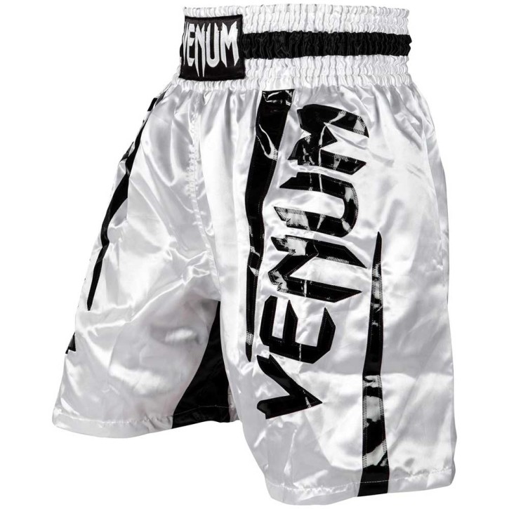 Venum Elite Boxing Short White Black