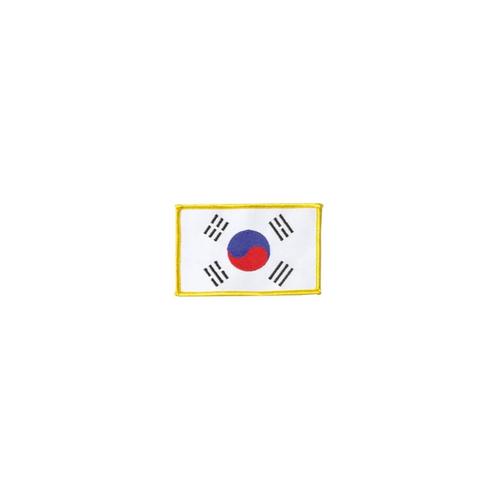 Ju-Sports Patch Korea yellow border