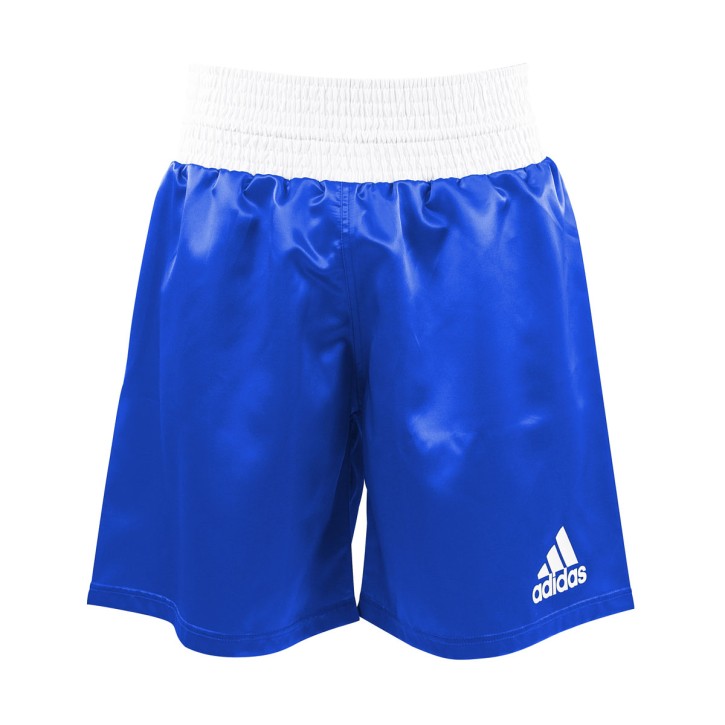 Abverkauf Adidas Multiboxing Short AIBA Blue White