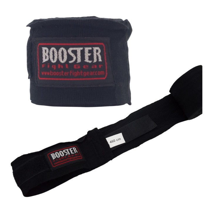 Booster BPC-1 boxing bandages semi-elastic long 4.6 m Black