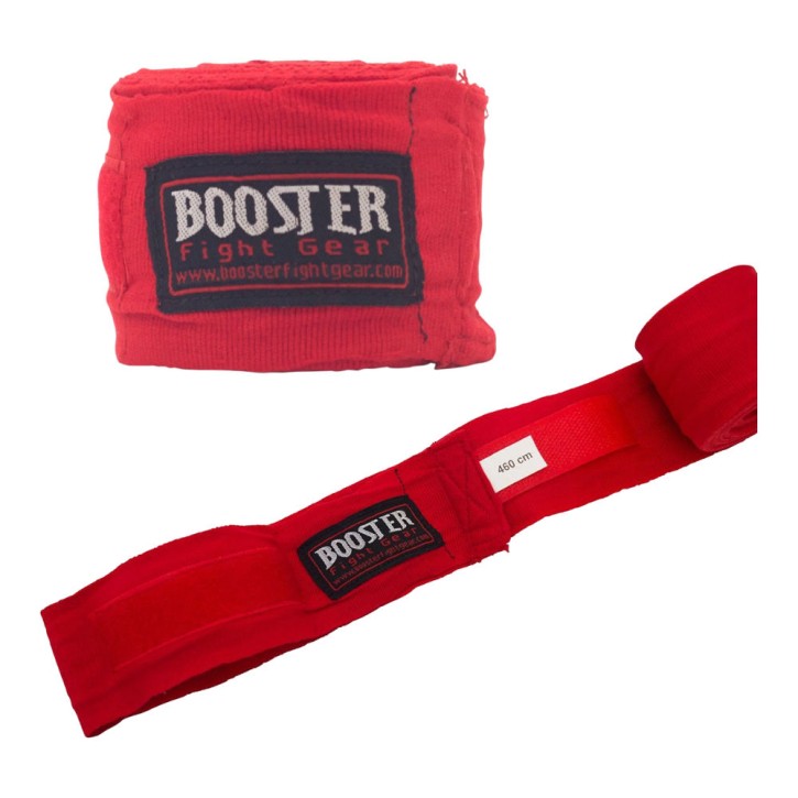 Booster BPC-1 boxing bandages semi-elastic long 4.6 m Red