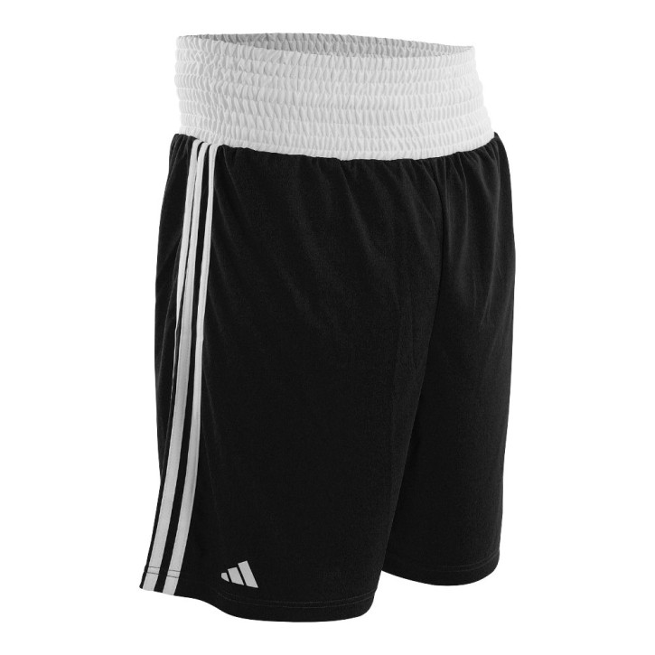 Adidas Boxing Shorts Punch Line Black White ADITBTS02