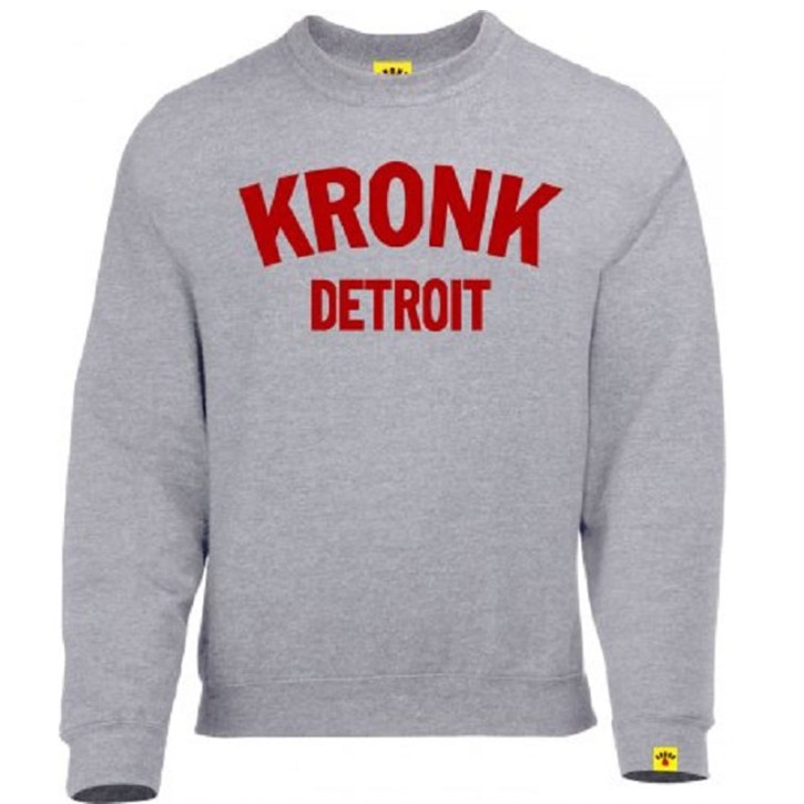 Kronk Detroit Sweatshirt Sport Grey Red