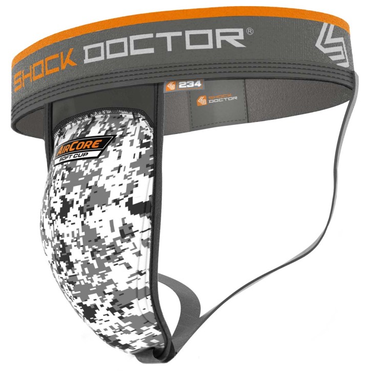 Sale Shock Doctor Supporter with AirCore Soft Cup White