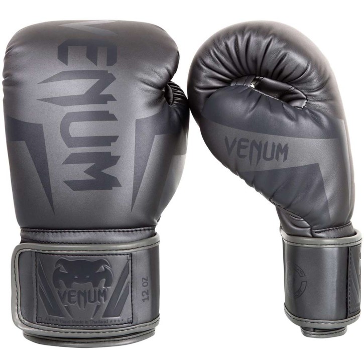 Venum Elite Boxing Gloves Gray Gray
