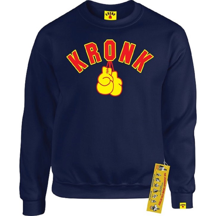Kronk Boxing Gloves Sweatshirt Navy