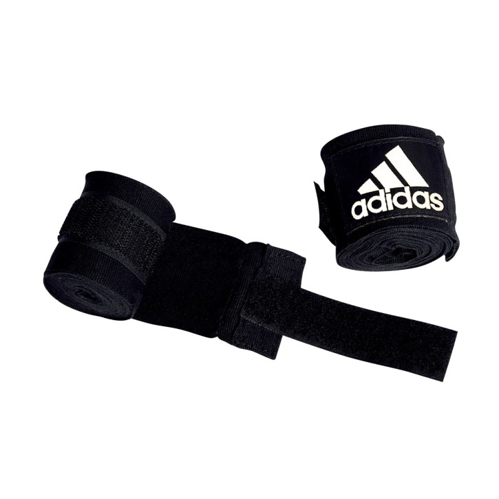 10x Adidas Boxing Bandage Boxing Crepe 2 5m Black