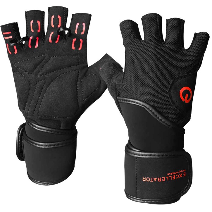 Abverkauf Excellerator Gewichtheber Handschuhe Wrist Support EXCG 3